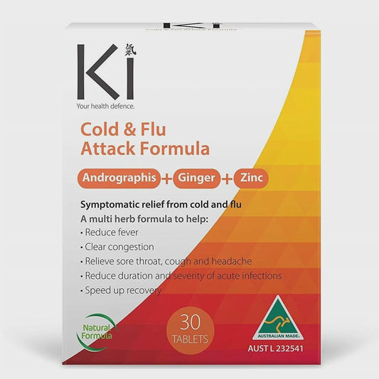 Ki Cold & Flu Attack Formula 30 Tabs