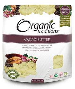 Organic Traditions Cacao Butter 454g