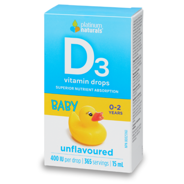 Platinum Naturals Vit D3 400 iu Baby Unfla