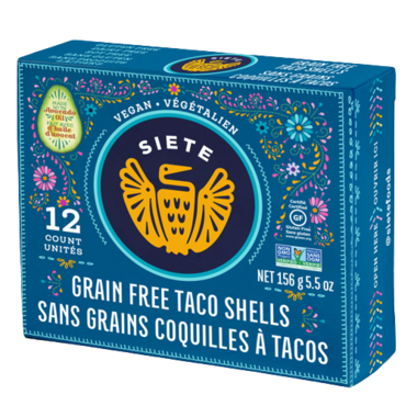 Siete Taco Shells Grain Free 12 pack