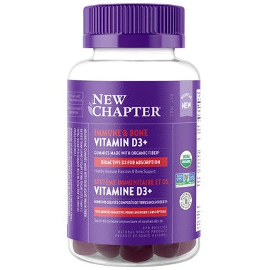 New Chapter Immune & Bone Vit D3 60 Gummies