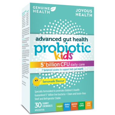 Genuine Health Kids Probiotic 30 Chewables Lemonade