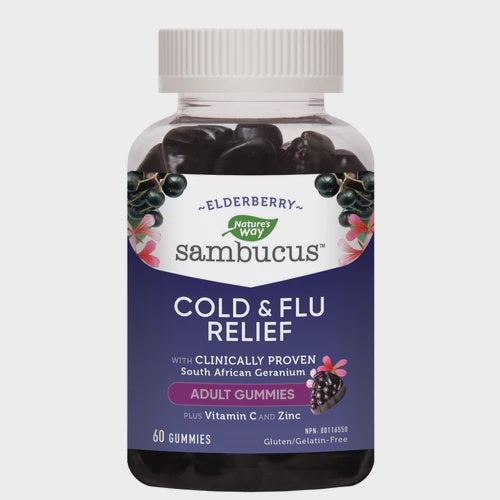 Nature's Way Cold & Flu Relief Adult 60 Gummies