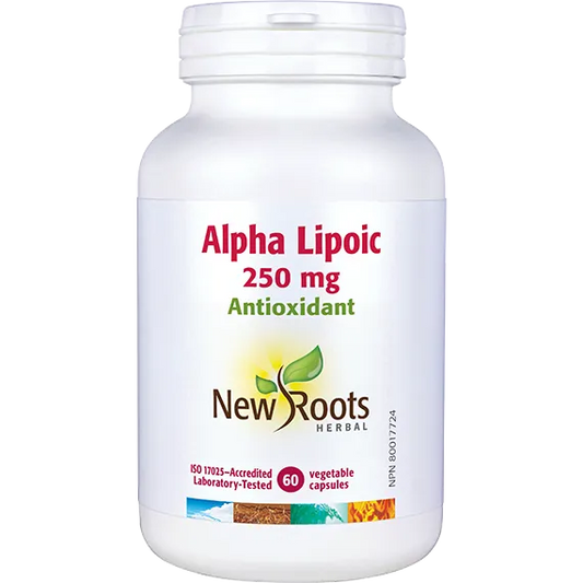 New Roots Alpha Lipoic Acid 250mg 60 Caps