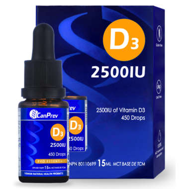 CanPrev Vitamin D3 2500 IU 15 ml