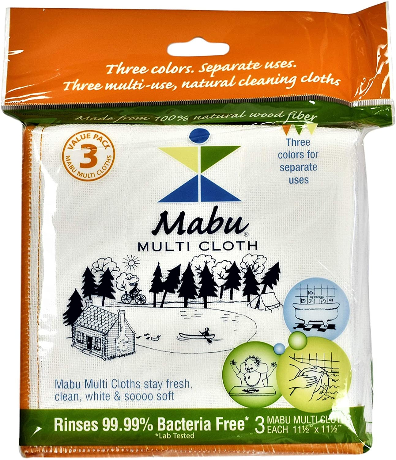 Mabu Multi Cloth 3 pk