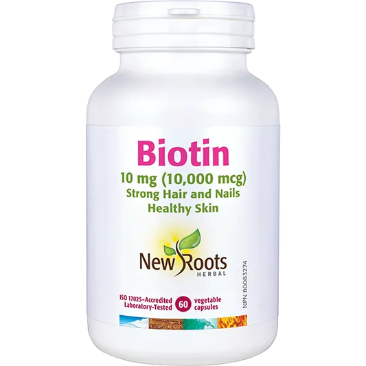 New Roots Biotin 10 mg (10,000 mcg)