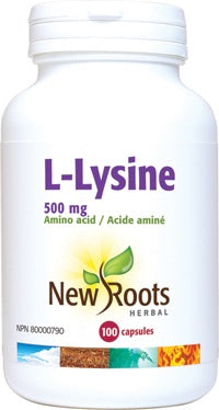 New Roots L-Lysine 500 mg  100 capsules