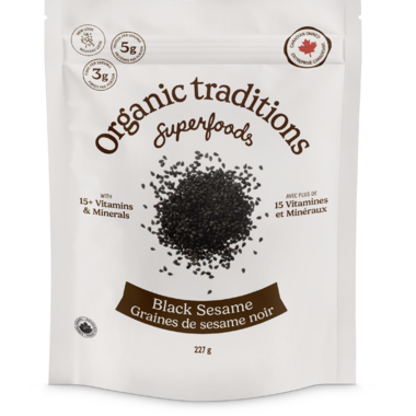 Organic Traditions Black Sesame Seed 227g