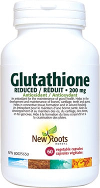 New Roots Glutathione Reduced 200 mg