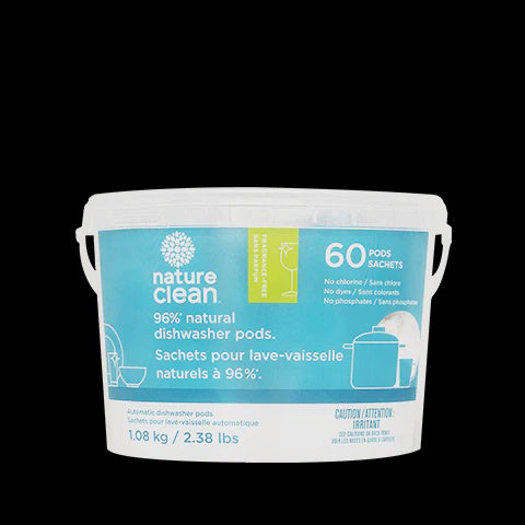 Nature Clean Dishwasher Pods Fragrance Free 1.08 kg