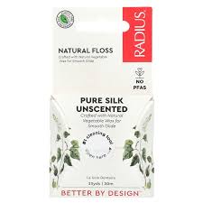 Radius Dental Floss Pure Silk Unscented 30 m