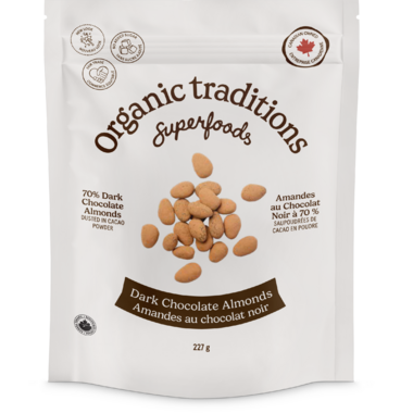Organic Traditions Almonds Dark Chocolate