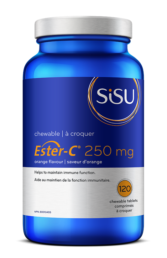 Sisu Ester-C Chewable Vit C 250 mg 120 Tabs