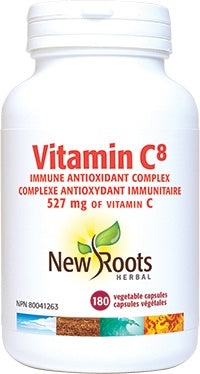 New Roots Vitamin C8 180 Capsules