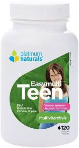 Platinum Naturals Teen young women  Multi 120 caps