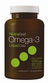 NutraSea Omega 3 Fresh Mint 60 Soft Gels