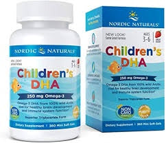 Nordic Naturals Childrens DHA 180 softgels