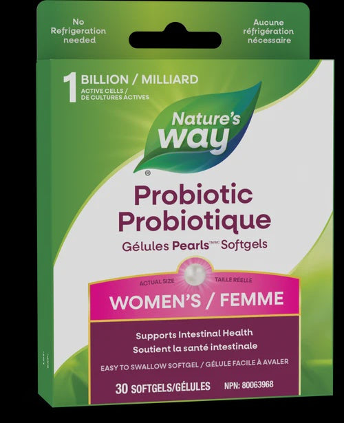 Nature's Way Probiotic Pearls Women's 30 Softgels