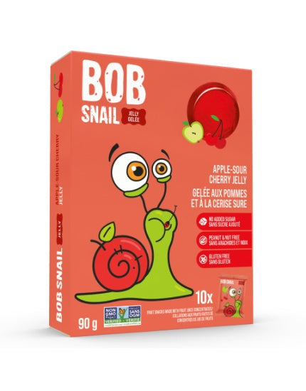 Bob Snail Fruit Snacks Jelly 10 Pack 90 g