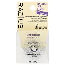 Radius Dental Floss Pure Silk Unscented 30 m