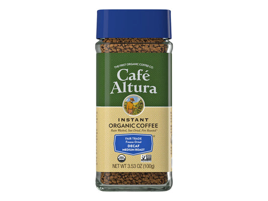 Cafe Altura Instant Decaf Coffee 100g