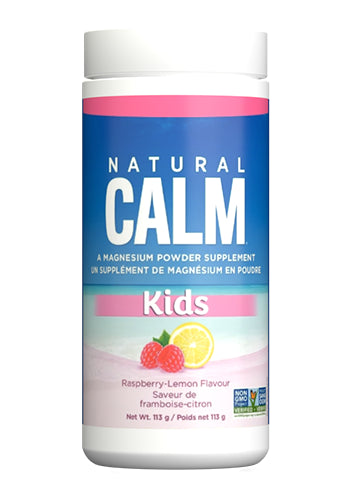Natural Calm Kids Magnesium Powder Raspberry Lemon 113g