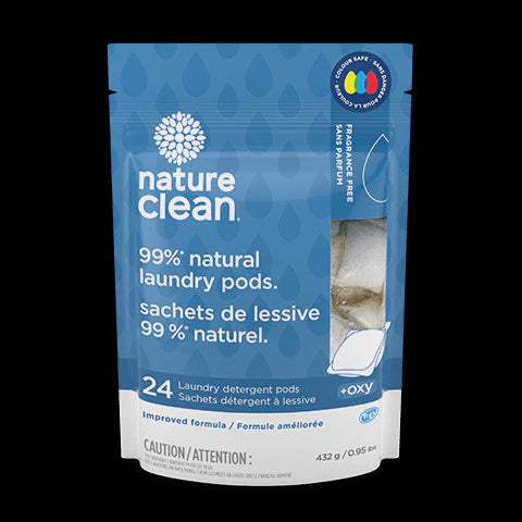 Nature Clean Laundry Pods Fragrance Free 24 Pods