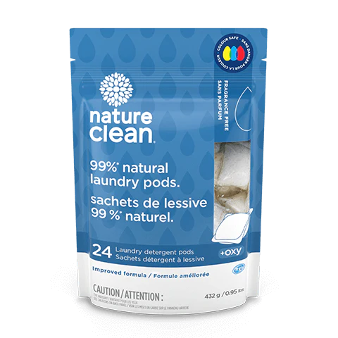 Nature Clean Laundry Pods Fragrance Free 24 Pods