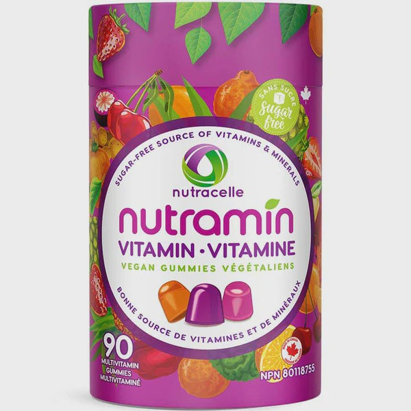 Nutracelle Nutramin Multivitamin Vegan Gummies 90 Gummies