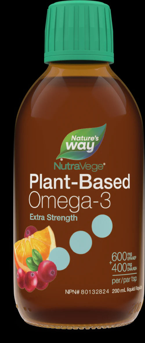 NutraVege Omega 3 Plant Based Cranberry Orange 200 ml
