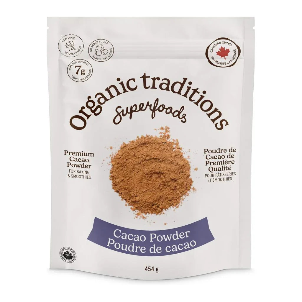 Organic Traditions Cacao Powder 454g