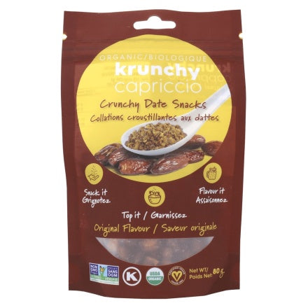 Krunchy Capriccio Organic Date Snacks 80g