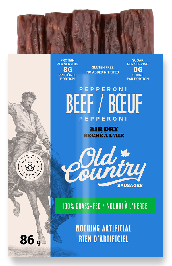 Old Country Sausages Air Dry Beef Pepperoni 86g