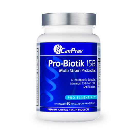 CanPrev Pro-Biotik 15B Probiotic Adults 60 caps