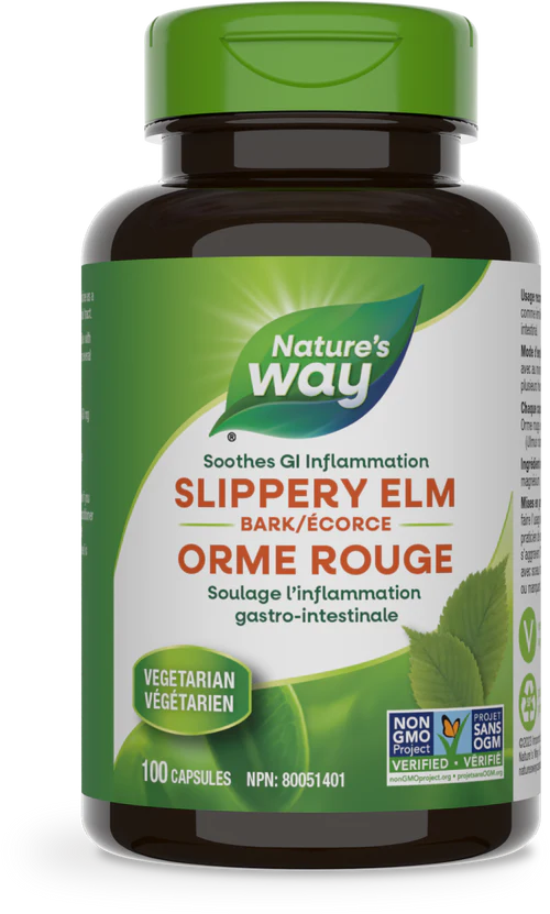 Nature's Way Slippery Elm Bark 100 caps