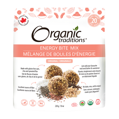 Organic Traditions Energy Bite Mix 220g