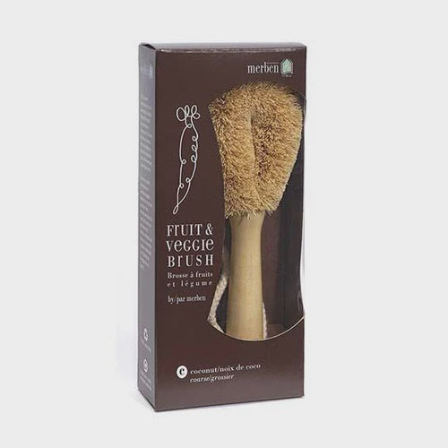 Merben Fruit &Veggie Brush Coconut