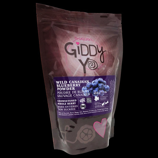 Giddy Yo Wild Blueberry Powder 1 lb
