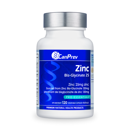 CanPrev Zinc Bis-Glycinate 25 120 caps