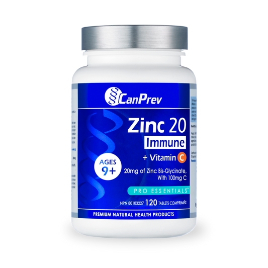 CanPrev Zinc Immune + Vit C 120 caps